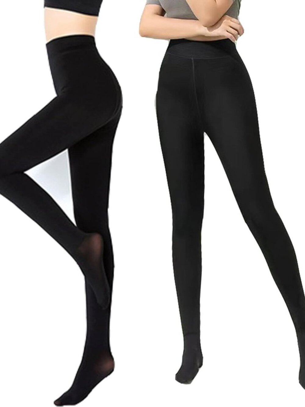 Fleece Lined Tights Women Leggings Thermal Pantyhose